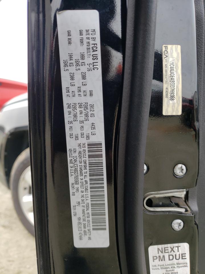 Photo 10 from auction – 2016 JEEP COMPASS LA with VIN 1C4NJCEA8GD769368