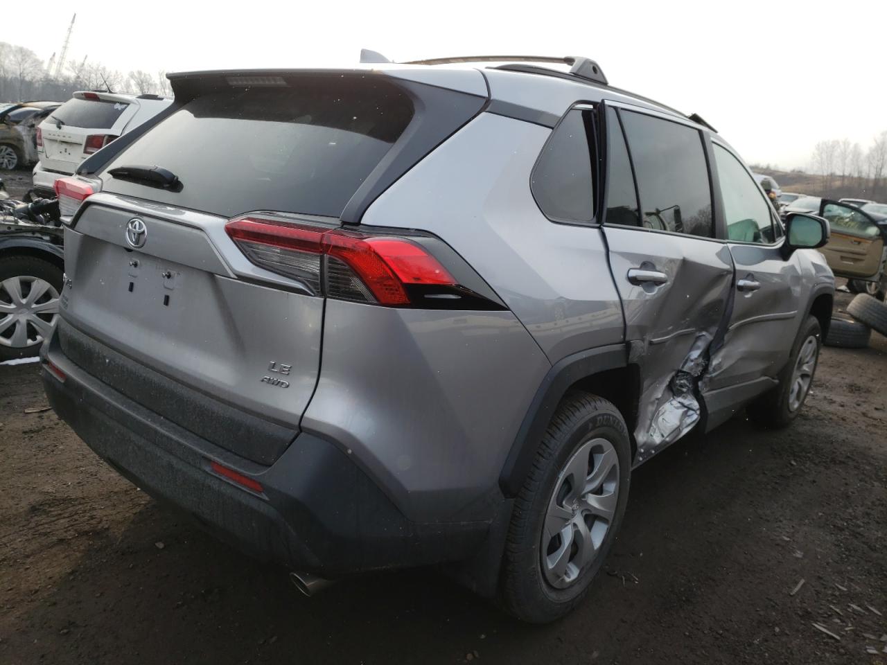 Photo 4 from auction – 2021 TOYOTA RAV4 LE with VIN 2T3F1RFV5MC245457