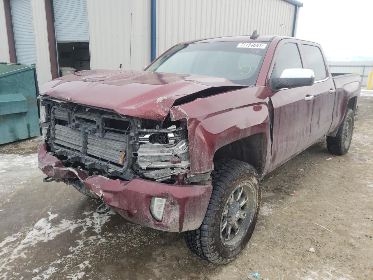Photo 2 from auction – 2017 CHEVROLET SILVERADO with VIN 3GCUKSEJ6HG118473