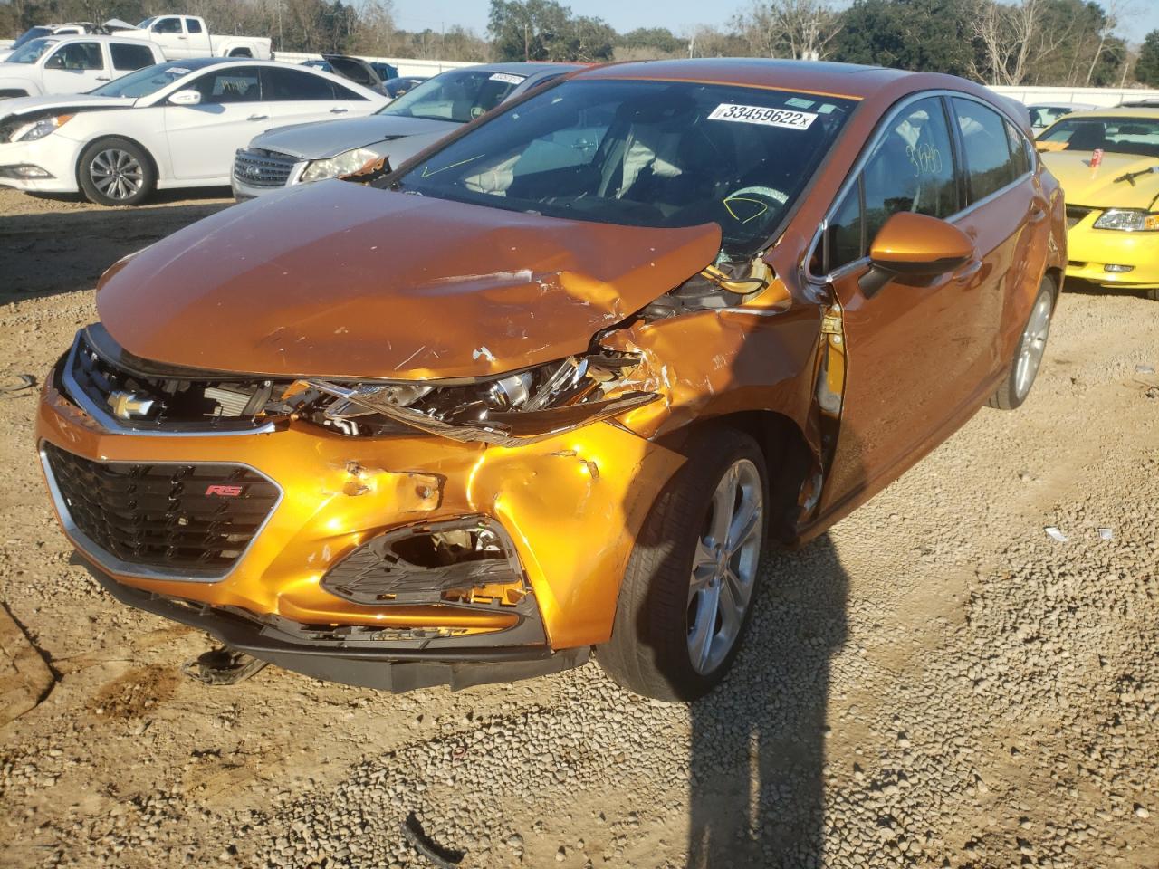 Photo 2 from auction – 2017 CHEVROLET CRUZE PREM with VIN 3G1BF6SM2HS577684
