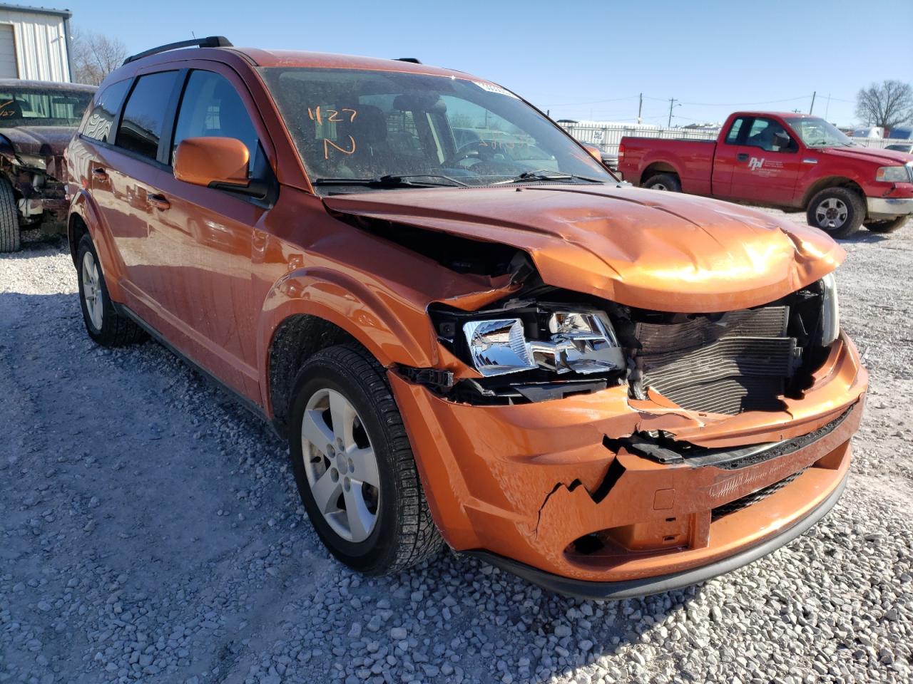 DODGE JOURNEY MA 2011 with VIN 3D4PH1FG3BT518792 - Photo from auction