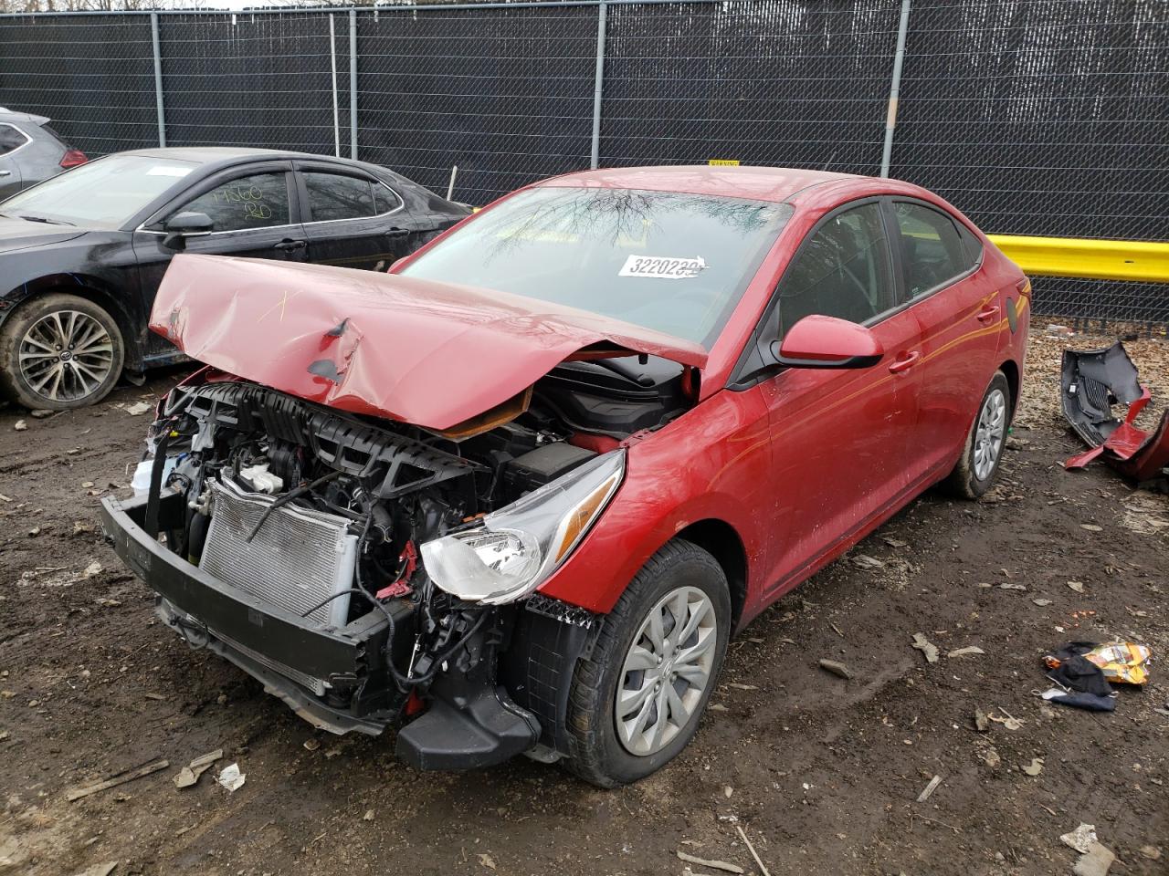 Photo 2 from auction – 2021 HYUNDAI ACCENT SE with VIN 3KPC24A64ME130085