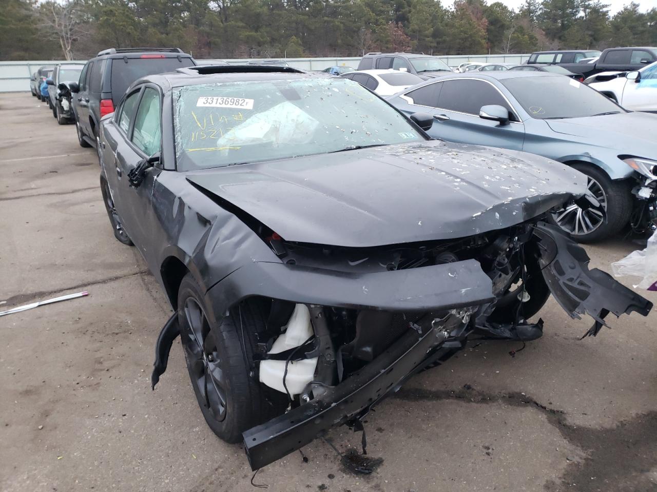 Photo 1 from auction – 2020 DODGE CHARGER SX with VIN 2C3CDXJG6LH115213