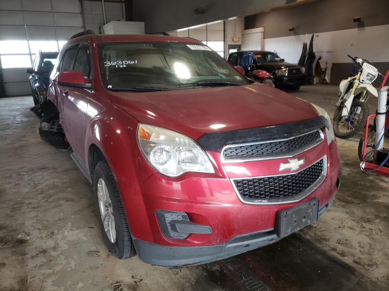 CHEVROLET EQUINOX LT 2013 with VIN 2GNALDEK5D6332386 - Photo from auction