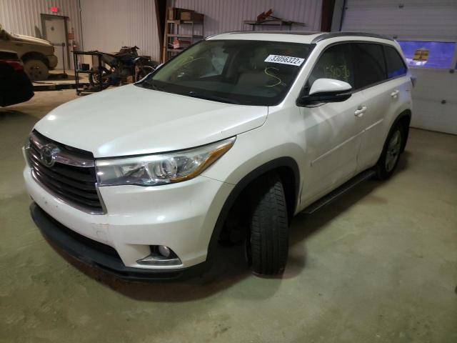 Photo 2 from auction – 2014 TOYOTA HIGHLANDER with VIN 5TDDKRFH6ES019752