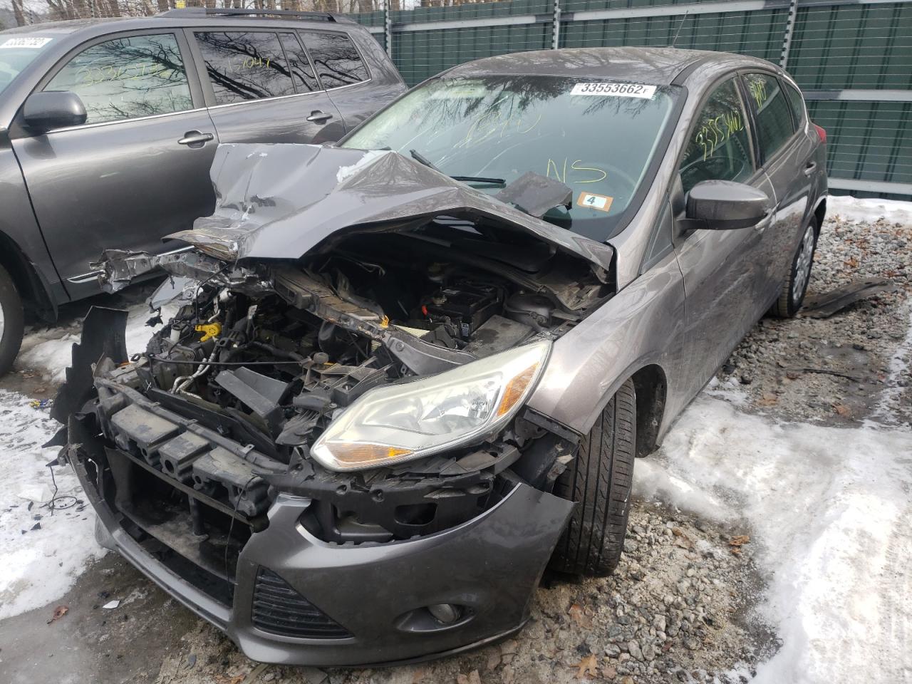 Photo 2 from auction – 2012 FORD FOCUS SE with VIN 1FAHP3K28CL164099