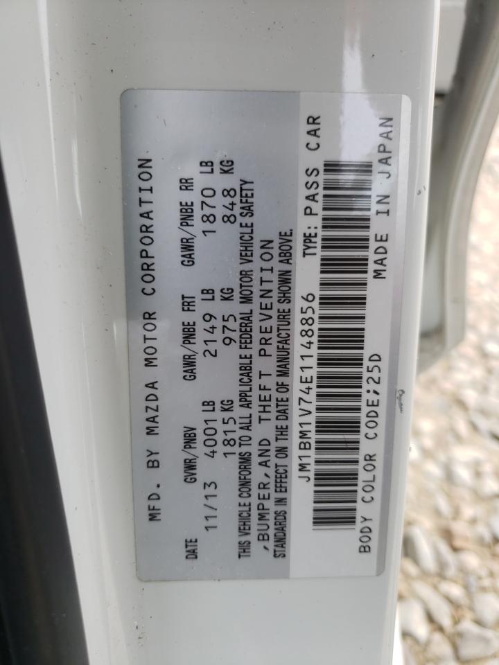 Photo 10 from auction – 2014 MAZDA 3 TOURING with VIN JM1BM1V74E1148856