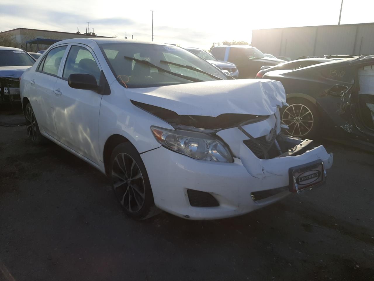 TOYOTA COROLLA BA 2010 with VIN 1NXBU4EE7AZ266291 - Photo from auction