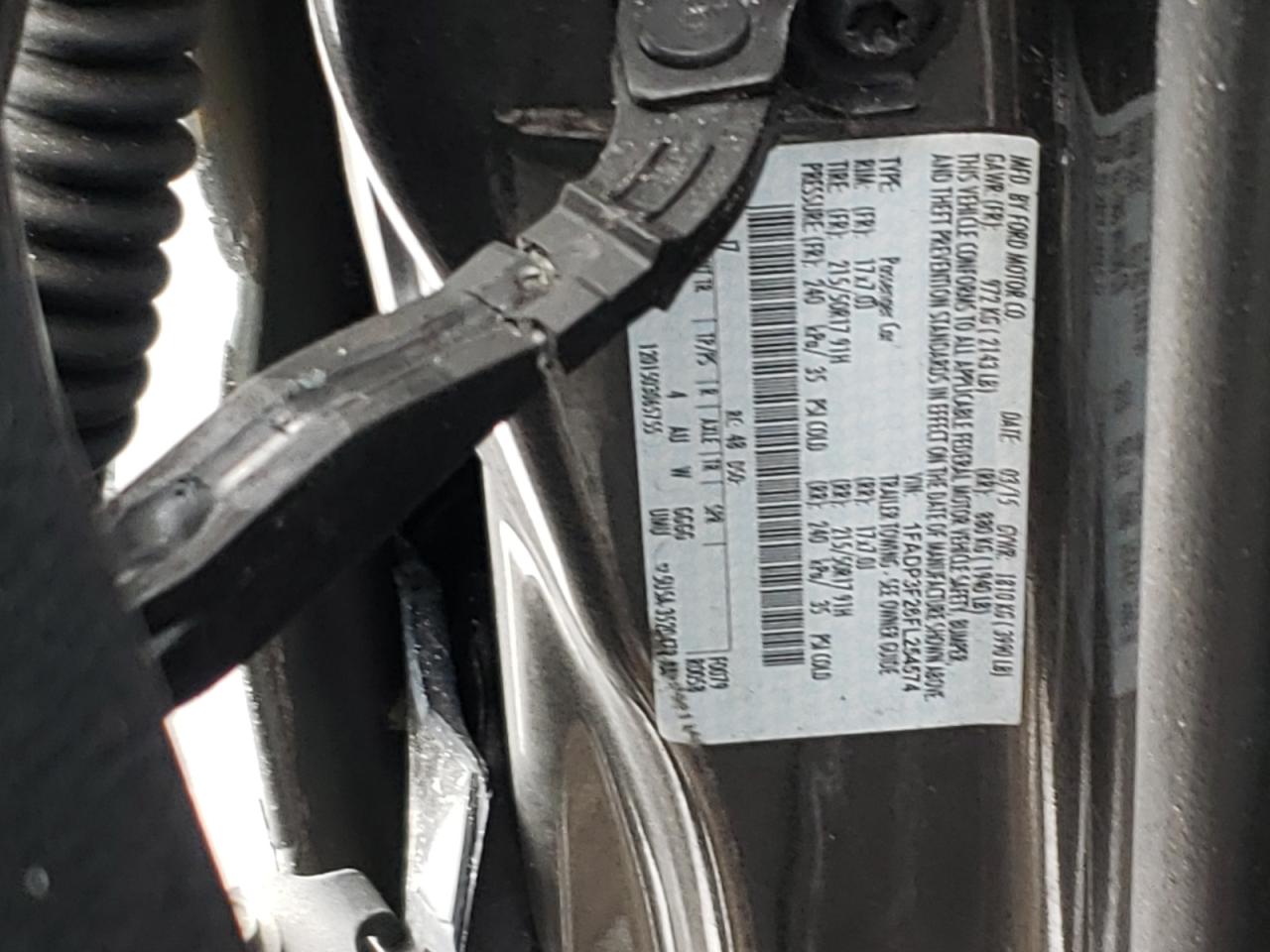 Photo 10 from auction – 2015 FORD FOCUS SE with VIN 1FADP3F26FL254574