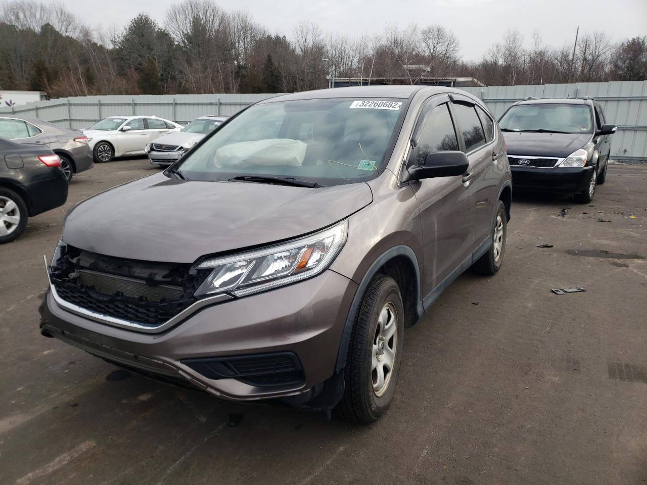 Photo 2 from auction – 2015 HONDA CR-V LX with VIN 5J6RM4H32FL130431