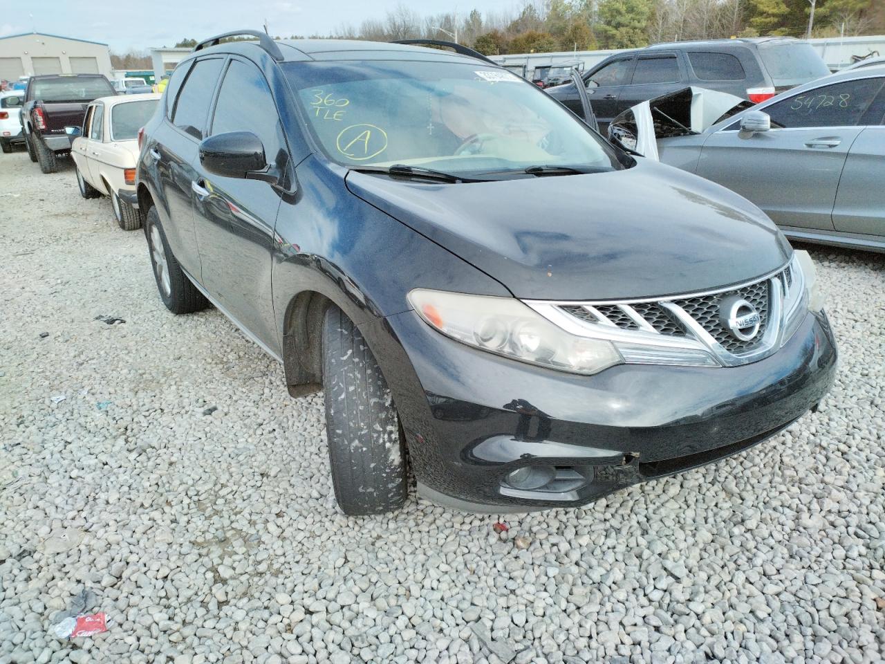 Photo 1 from auction – 2011 NISSAN MURANO S with VIN JN8AZ1MU2BW059343