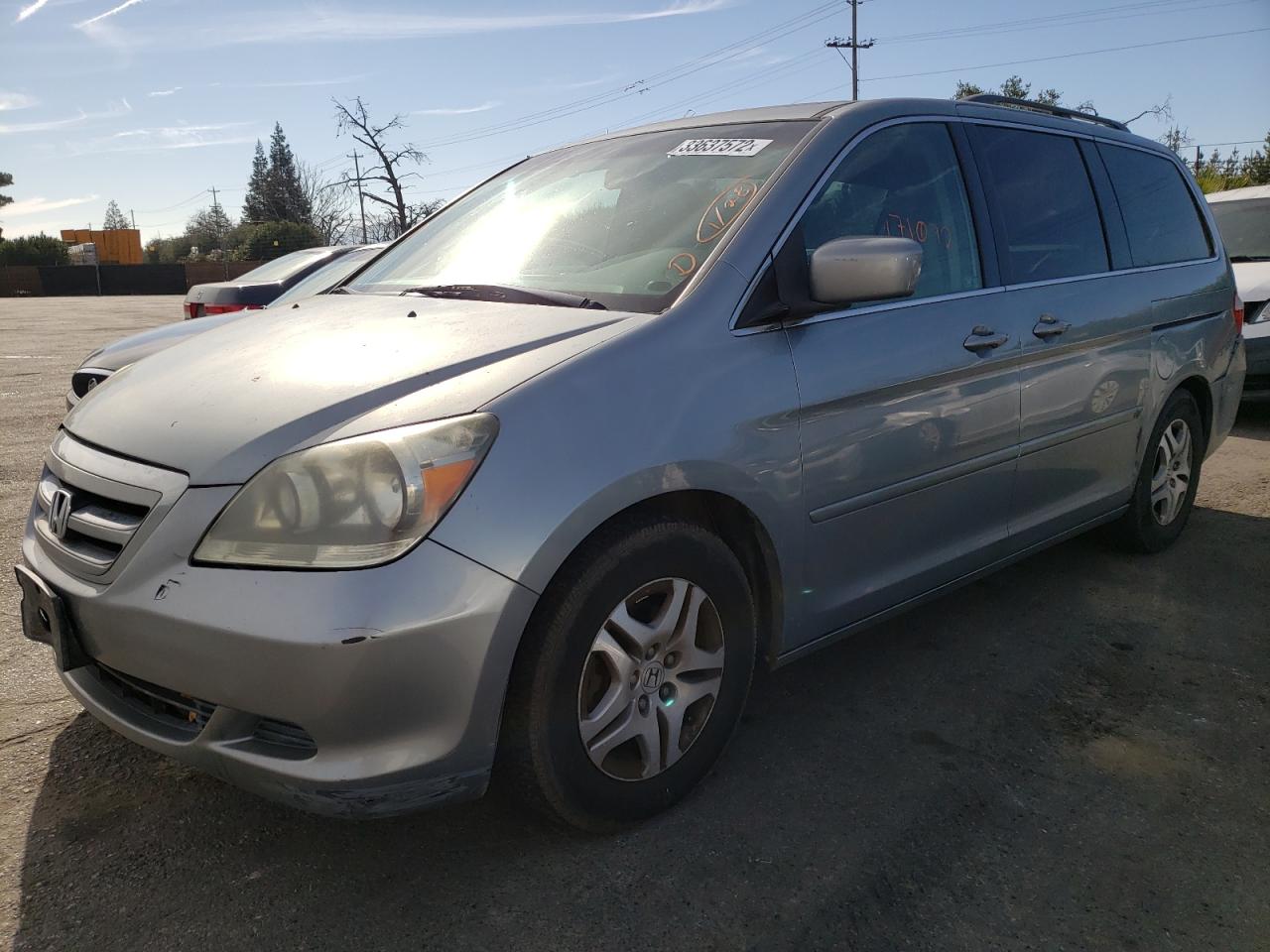 Photo 2 from auction – 2007 HONDA ODYSSEY EX with VIN 5FNRL38717B073066