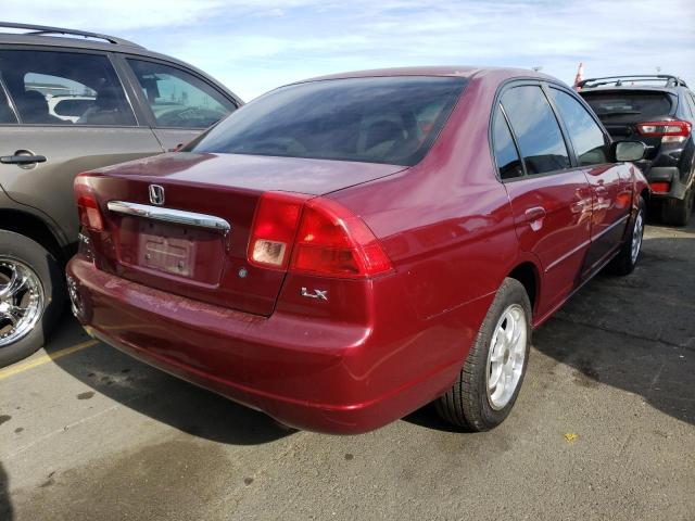 Photo 4 from auction – 2002 HONDA CIVIC LX with VIN 2HGES15512H585116