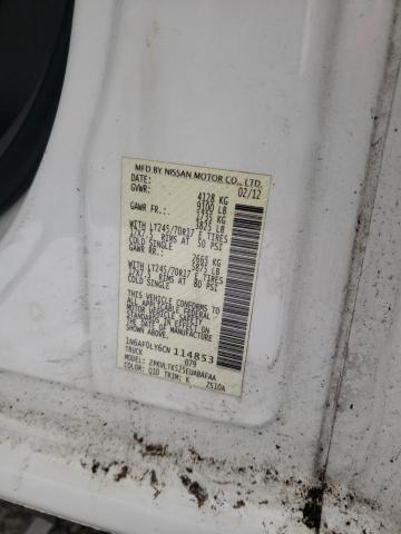 Photo 10 from auction – 2012 NISSAN NV 2500 with VIN 1N6AF0LY6CN114853