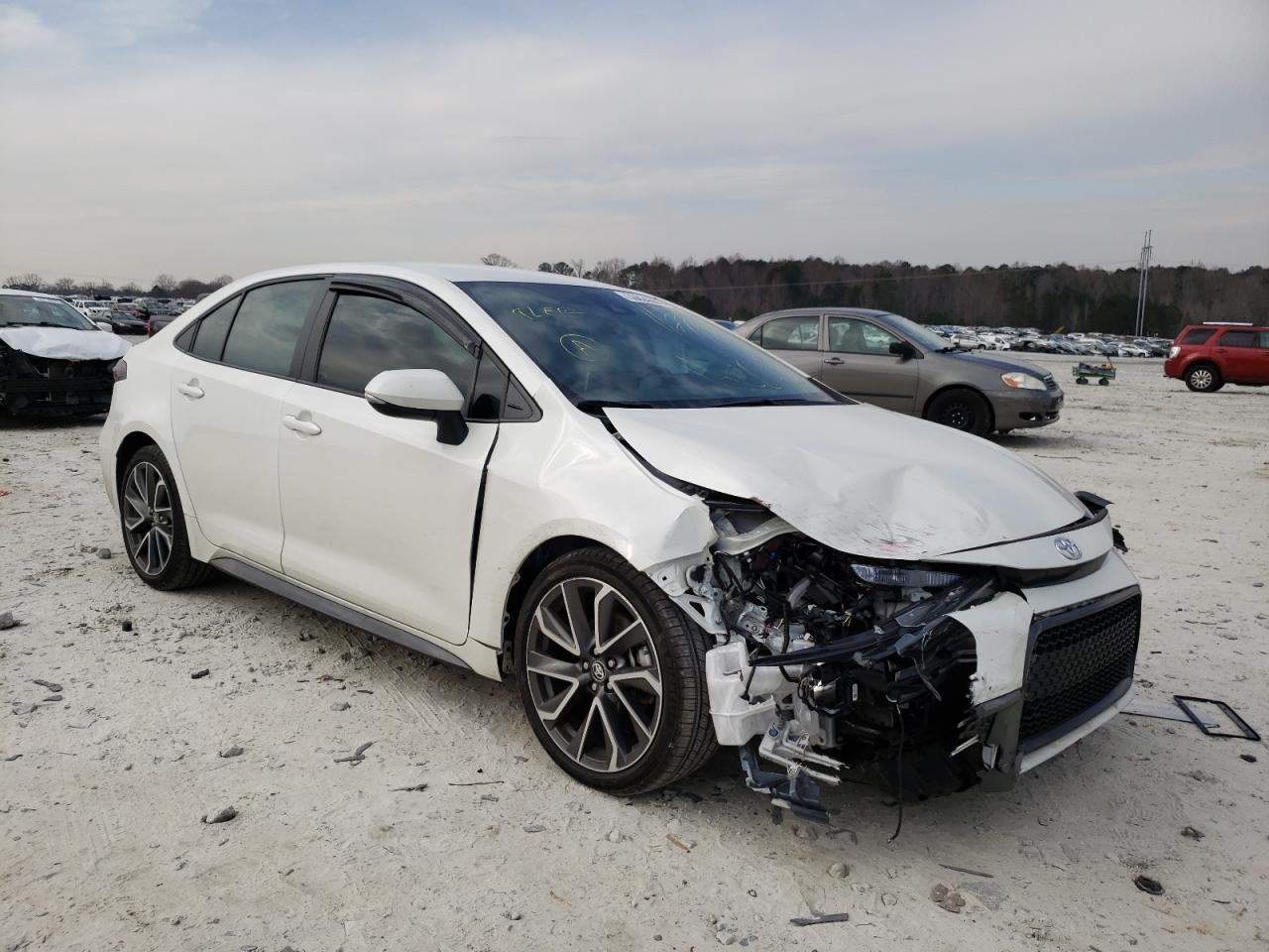 Photo 1 from auction – 2021 TOYOTA COROLLA SE with VIN 5YFS4MCE6MP061313