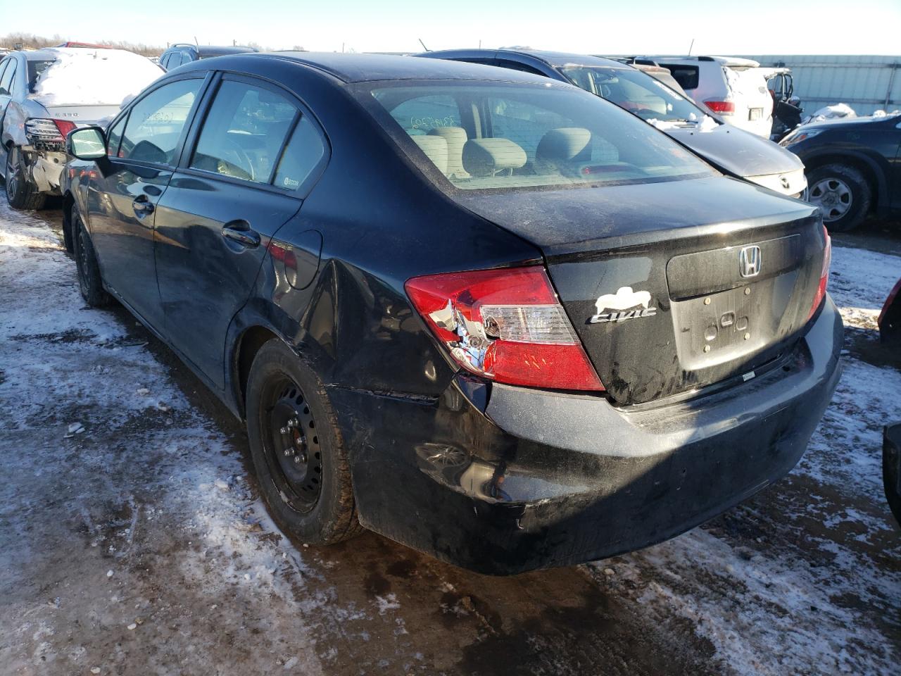 Photo 3 from auction – 2012 HONDA CIVIC LX with VIN 19XFB2F59CE331836