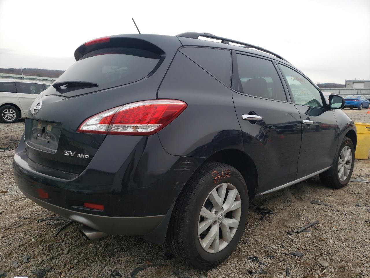 Photo 4 from auction – 2011 NISSAN MURANO S with VIN JN8AZ1MW2BW157533