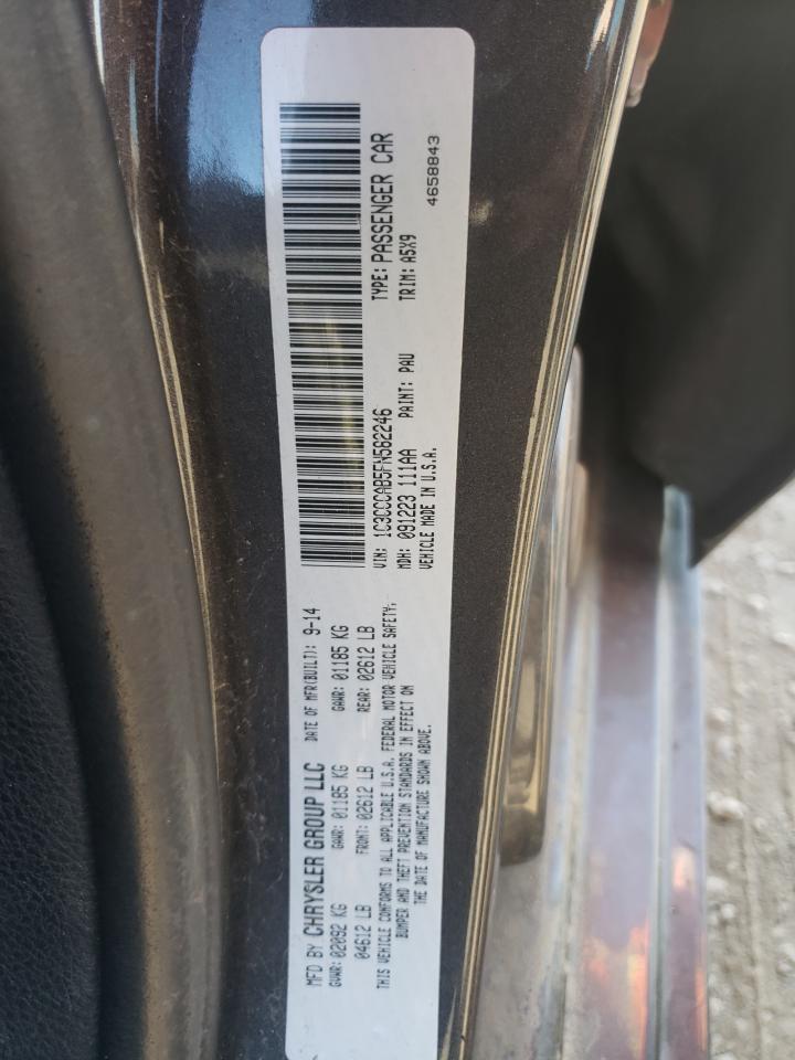 Photo 10 from auction – 2015 CHRYSLER 200 LIMITE with VIN 1C3CCCAB5FN582246