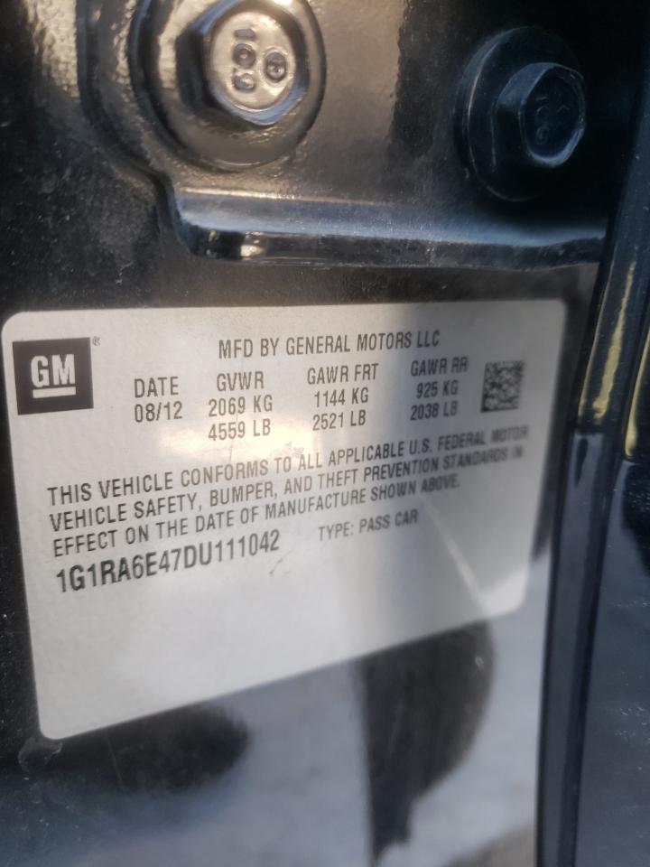 Photo 10 from auction – 2013 CHEVROLET VOLT with VIN 1G1RA6E47DU111042