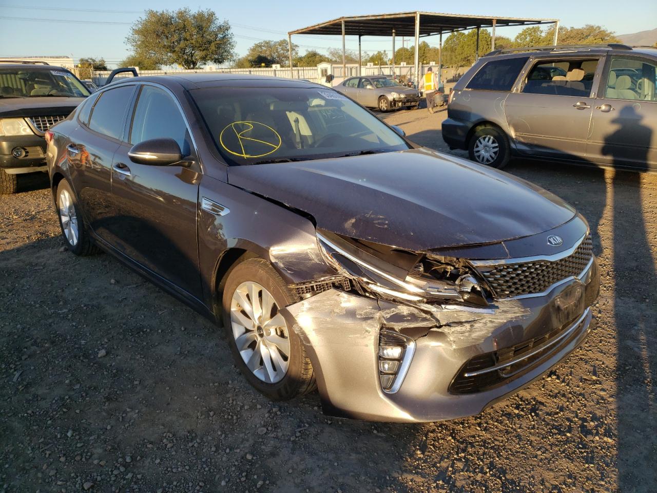 Photo 1 from auction – 2018 KIA OPTIMA LX with VIN 5XXGT4L34JG246715