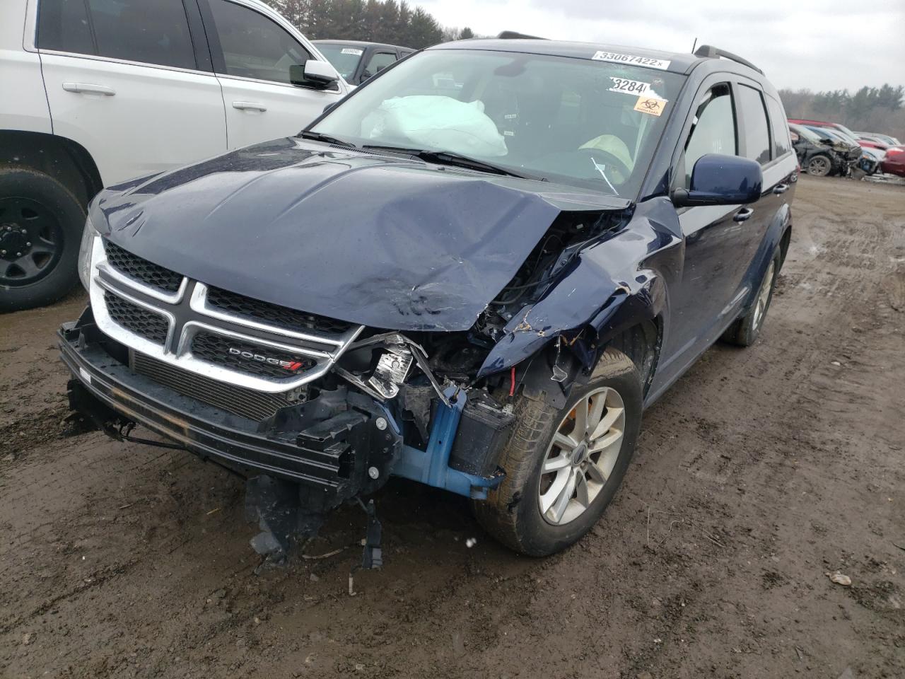 Photo 2 from auction – 2019 DODGE JOURNEY SE with VIN 3C4PDCBB6KT862616