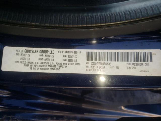 Photo 10 from auction – 2013 DODGE AVENGER SE with VIN 1C3CDZAB6DN540505