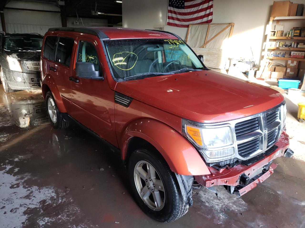 DODGE NITRO SXT 2008 with VIN 1D8GU28KX8W243961 - Photo from auction