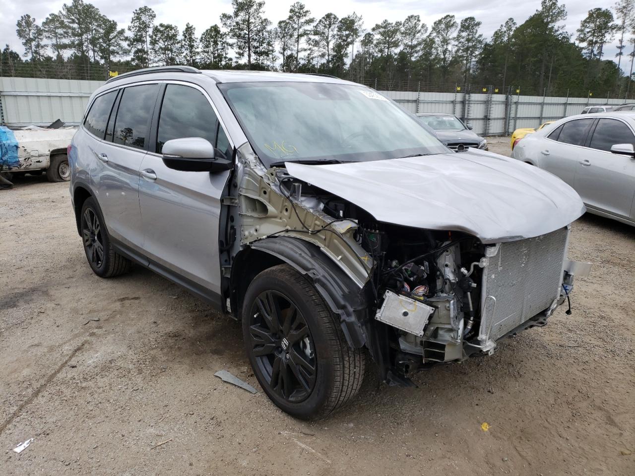 Photo 1 from auction – 2021 HONDA PILOT SE with VIN 5FNYF5H24MB013149