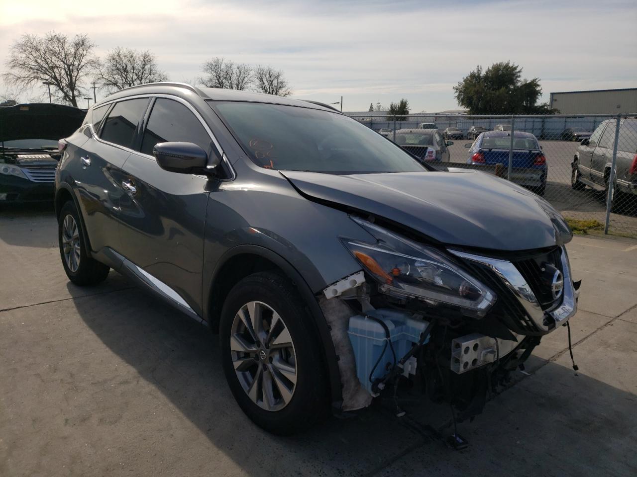 Photo 1 from auction – 2018 NISSAN MURANO S with VIN 5N1AZ2MG3JN166641