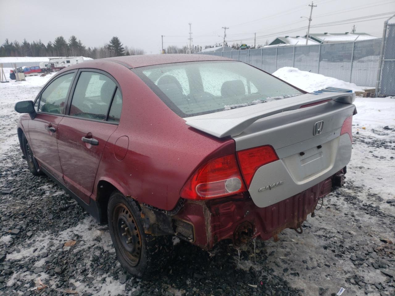 Photo 3 from auction – 2008 HONDA CIVIC DX with VIN 2HGFA15228H008018