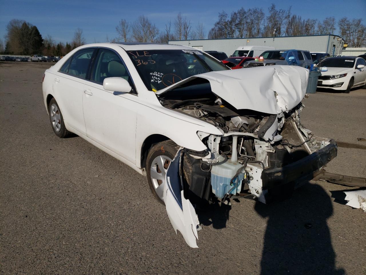 TOYOTA CAMRY LE 2007 with VIN 4T1BK46K07U511600 - Photo from auction