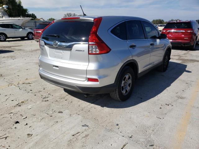 Photo 4 from auction – 2015 HONDA CR-V LX with VIN 5J6RM4H33FL058123