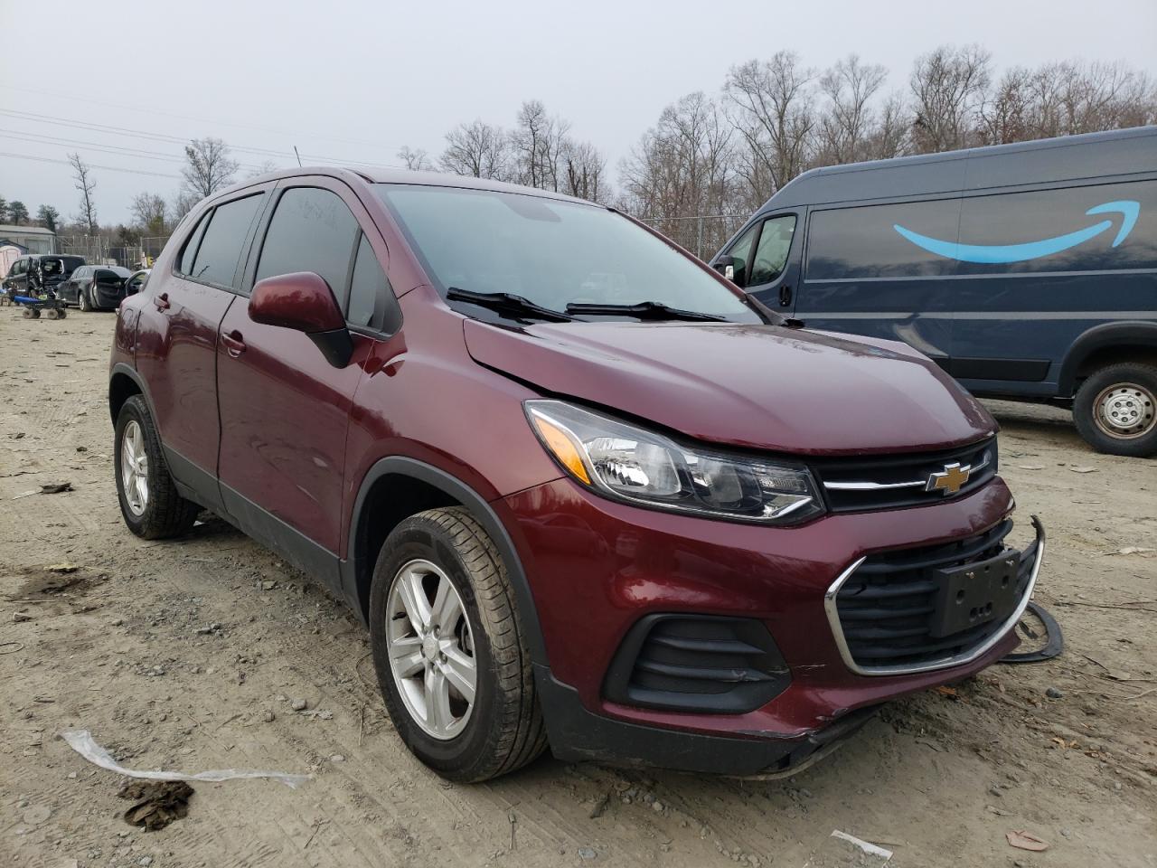 CHEVROLET TRAX LS 2017 with VIN 3GNCJNSB4HL261742 - Photo from auction