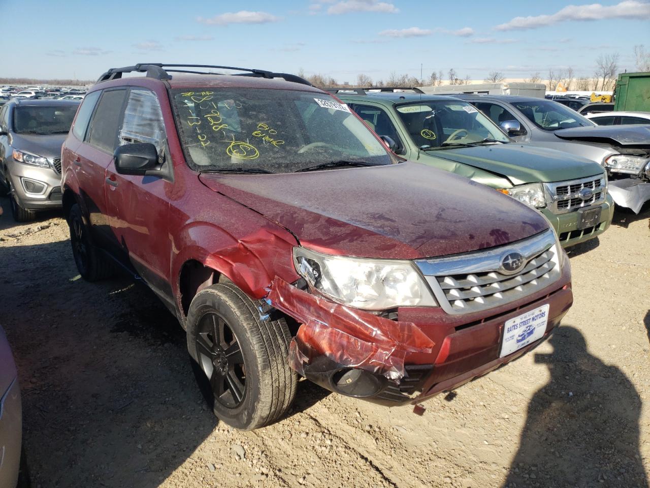 SUBARU FORESTER 2012 with VIN JF2SHBBCXCH461024 - Photo from auction