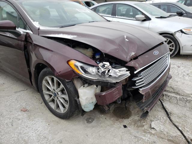 Photo 9 from auction – 2017 FORD FUSION SE with VIN 3FA6P0H76HR220073