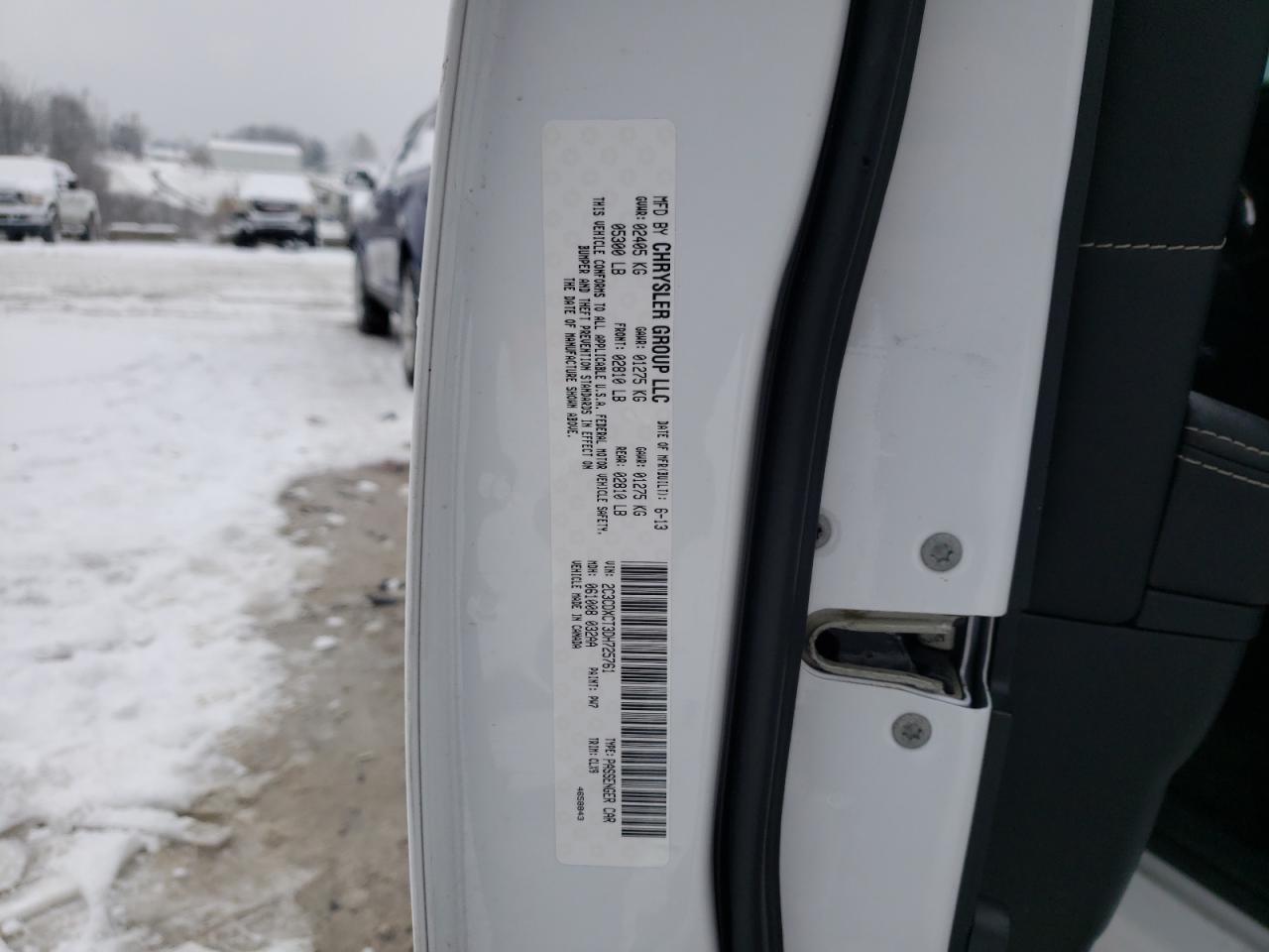 Photo 10 from auction – 2013 DODGE CHARGER R/ with VIN 2C3CDXCT3DH725761
