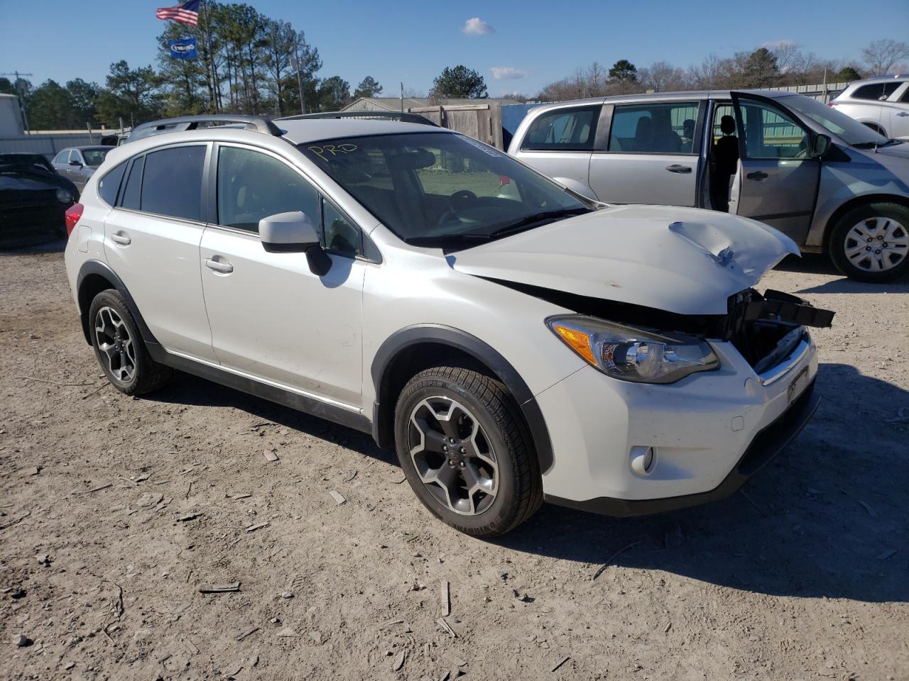 SUBARU XV CROSSTR 2014 with VIN JF2GPAGCXE8346776 - Photo from auction