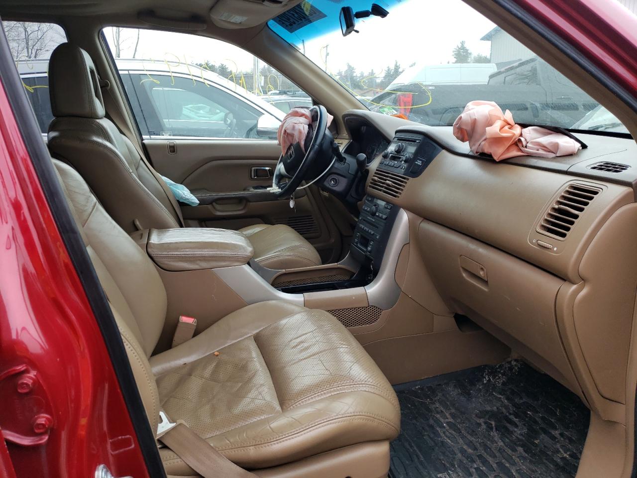 Photo 5 from auction – 2005 HONDA PILOT EXL with VIN 2HKYF18525H518662