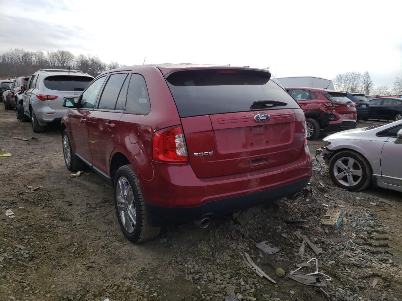 Photo 3 from auction – 2014 FORD EDGE SEL with VIN 2FMDK3JC8EBA32864