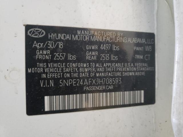 Photo 10 from auction – 2018 HYUNDAI SONATA with VIN 5NPE24AFXJH708593