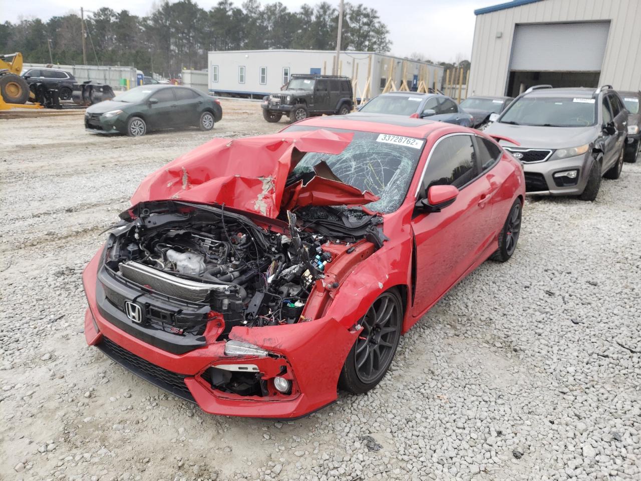 Photo 2 from auction – 2017 HONDA CIVIC SI with VIN 2HGFC3A52HH755463