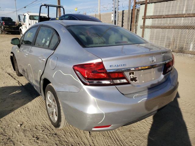 Photo 3 from auction – 2013 HONDA CIVIC LX with VIN 19XFB2F57DE099691