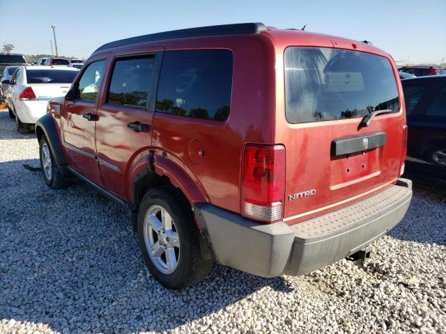 Photo 3 from auction – 2007 DODGE NITRO SXT with VIN 1D8GT28K17W719287