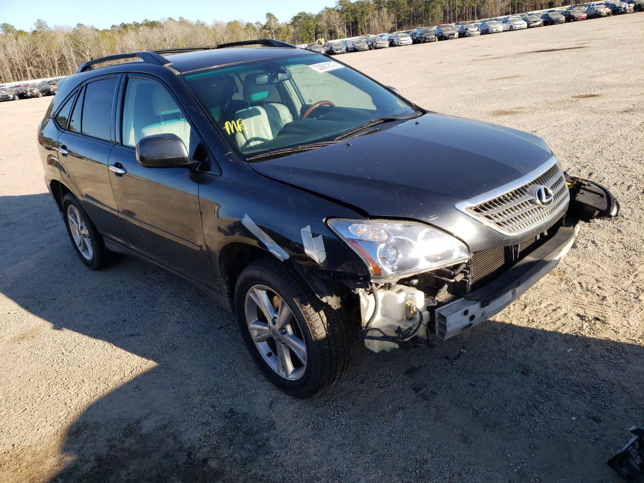 LEXUS RX 400H 2008 with VIN JTJGW31U582850798 - Photo from auction