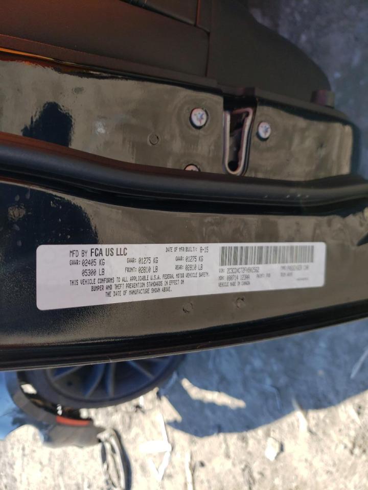 Photo 10 from auction – 2015 DODGE CHARGER R/ with VIN 2C3CDXCT2FH902562