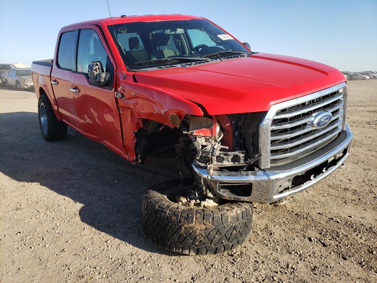 FORD F150 SUPER 2017 with VIN 1FTEW1EF1HKC30993 - Photo from auction