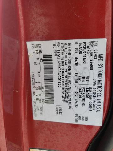 Photo 10 from auction – 2003 FORD EXPLORER X with VIN 1FMZU62K33UC01820