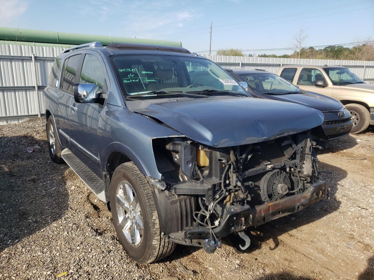 NISSAN ARMADA SV 2012 with VIN 5N1BA0ND4CN609984 - Photo from auction