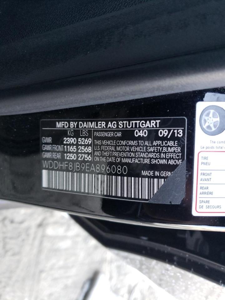Photo 10 from auction – 2014 MERCEDES-BENZ E 350 4MAT with VIN WDDHF8JB9EA896080