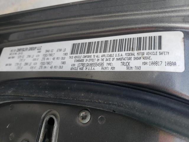 Photo 10 from auction – 2011 DODGE RAM 1500 with VIN 1D7RB1GK0BS554585